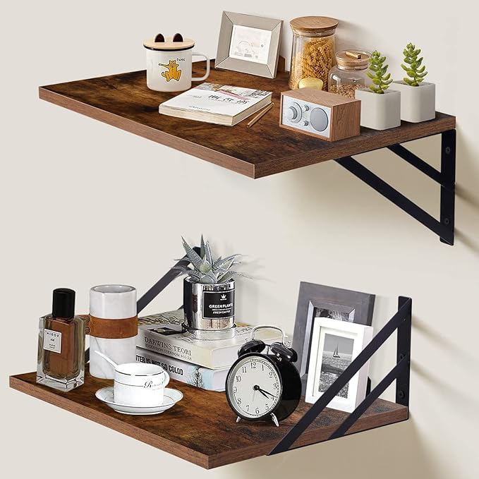 2 Pc Deep Floating Shelves